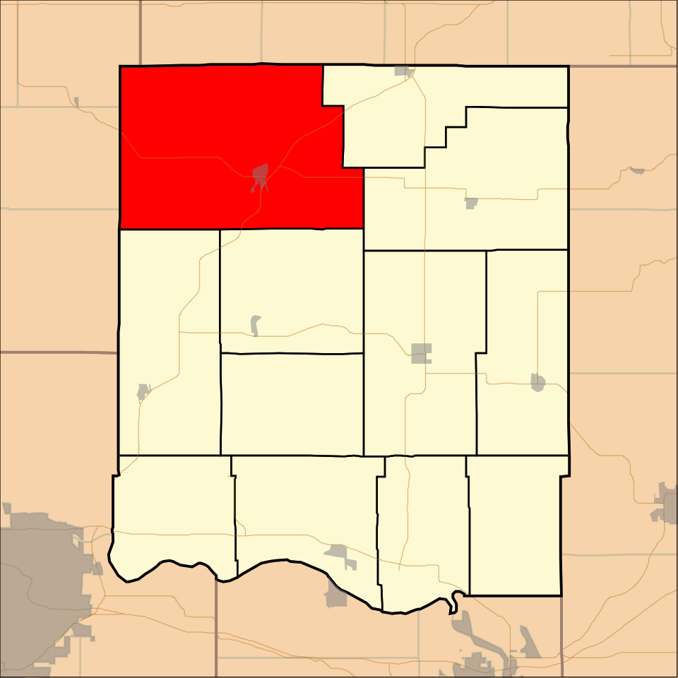 Locator map of Delaware