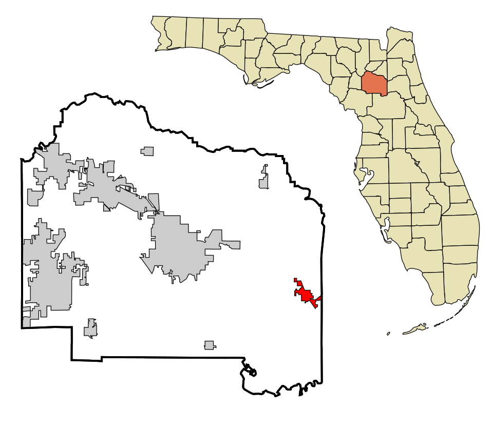 Locator map of Hawthorne