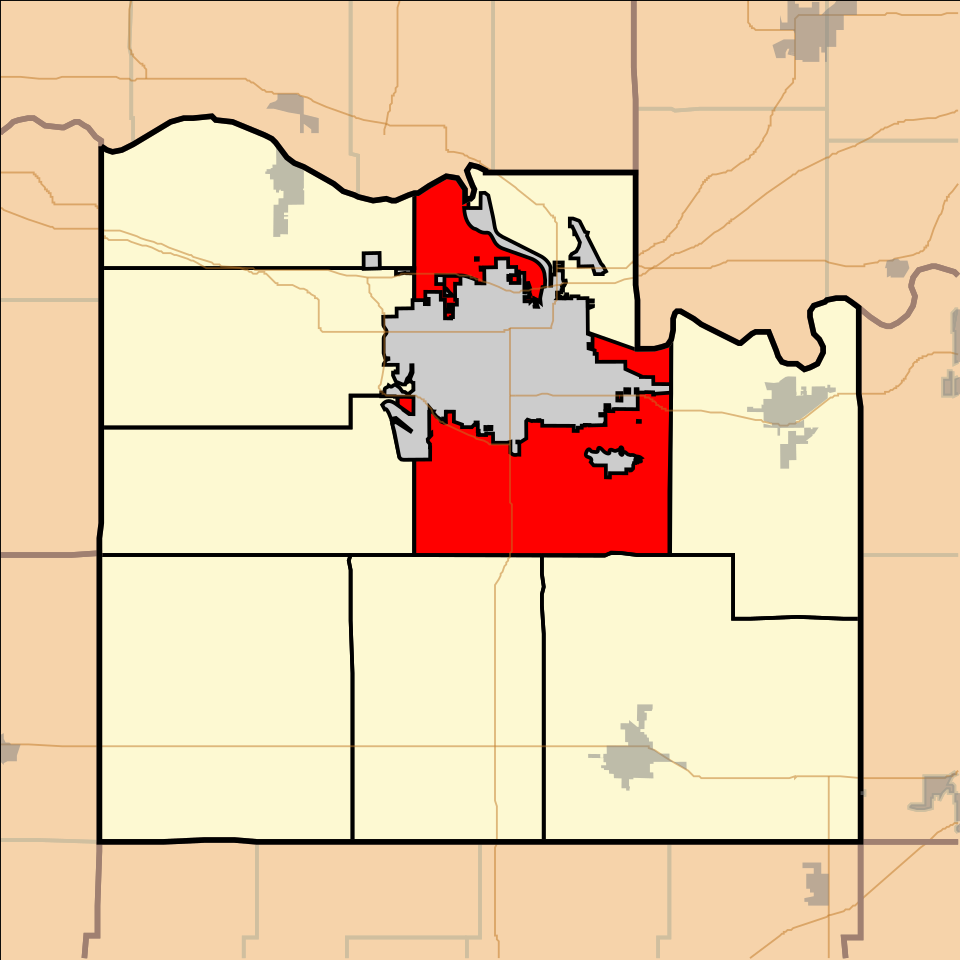 Locator map of Wakarusa