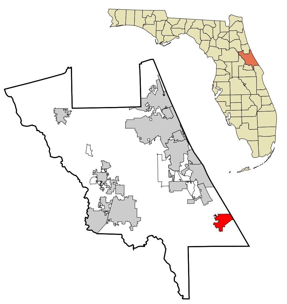 Locator map of Oak Hill