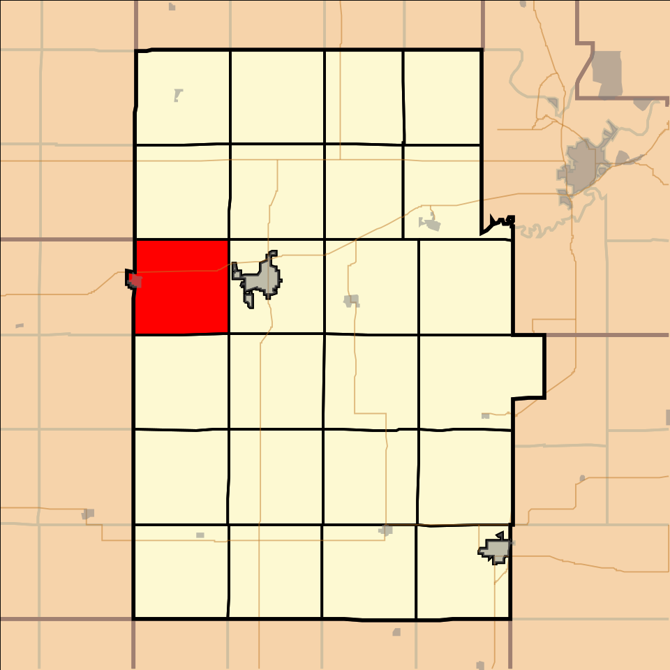 Locator map of Lincoln