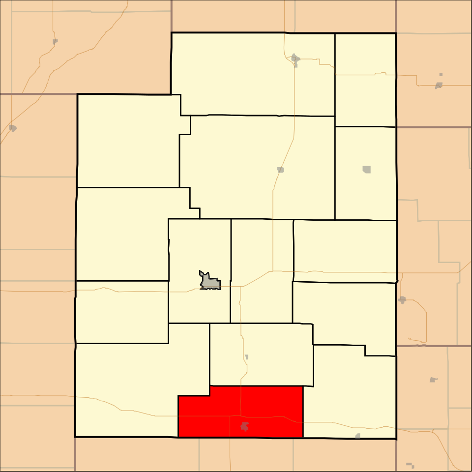 Locator map of Twin Grove