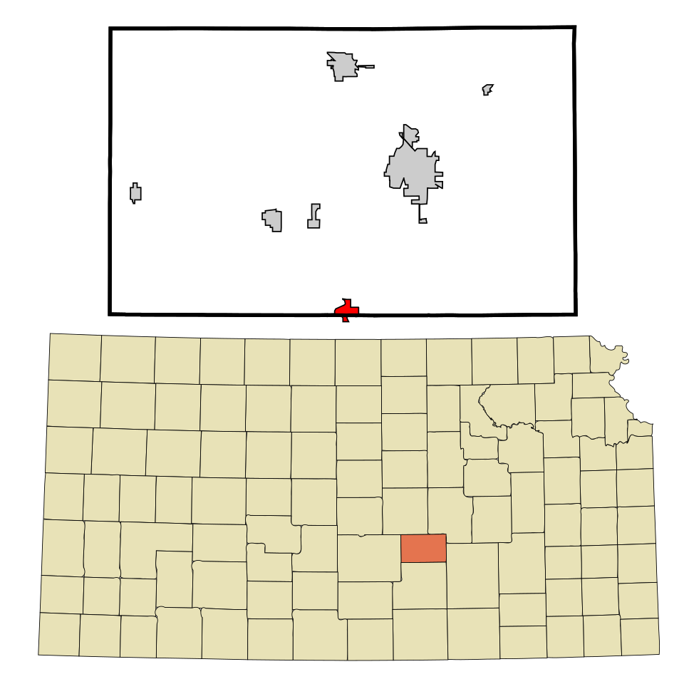 Locator map of Sedgwick