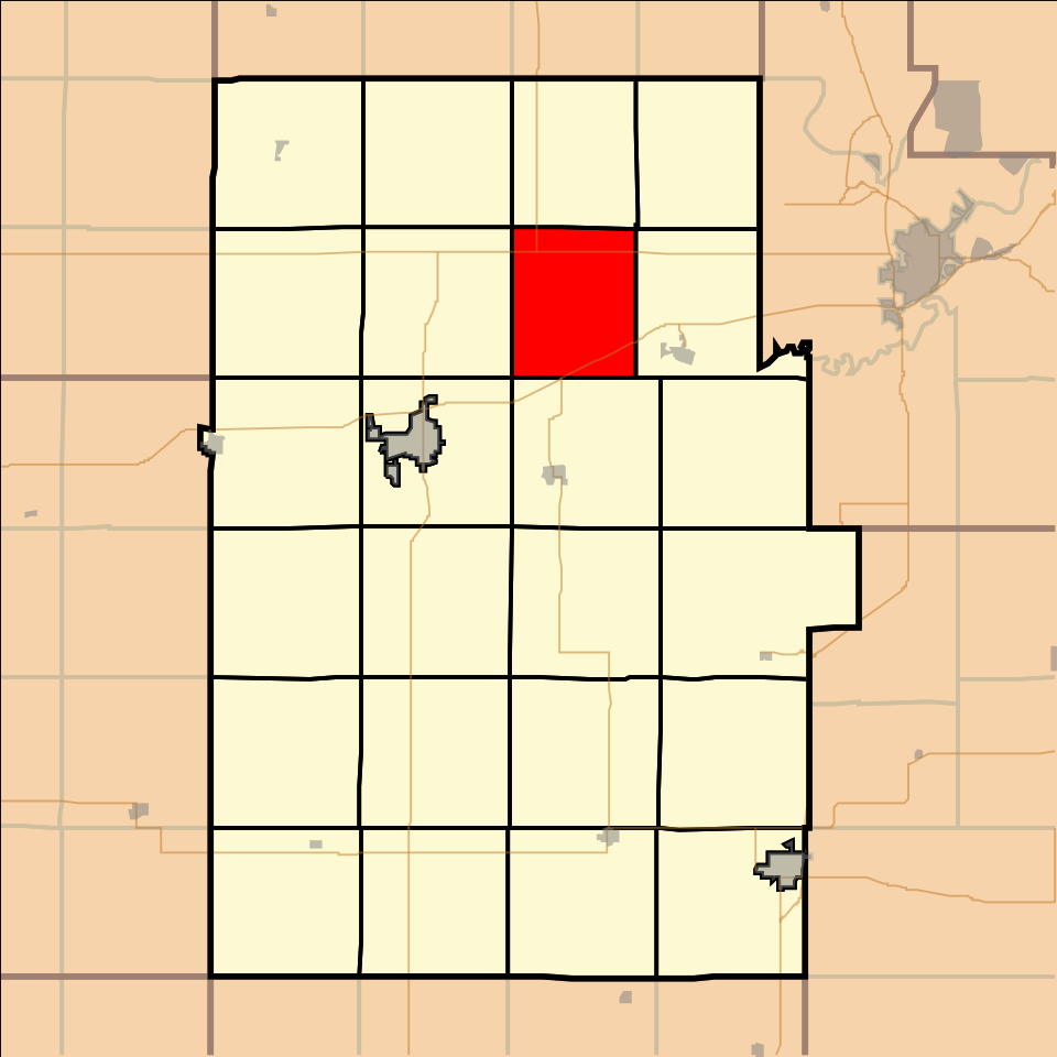Locator map of Hayes