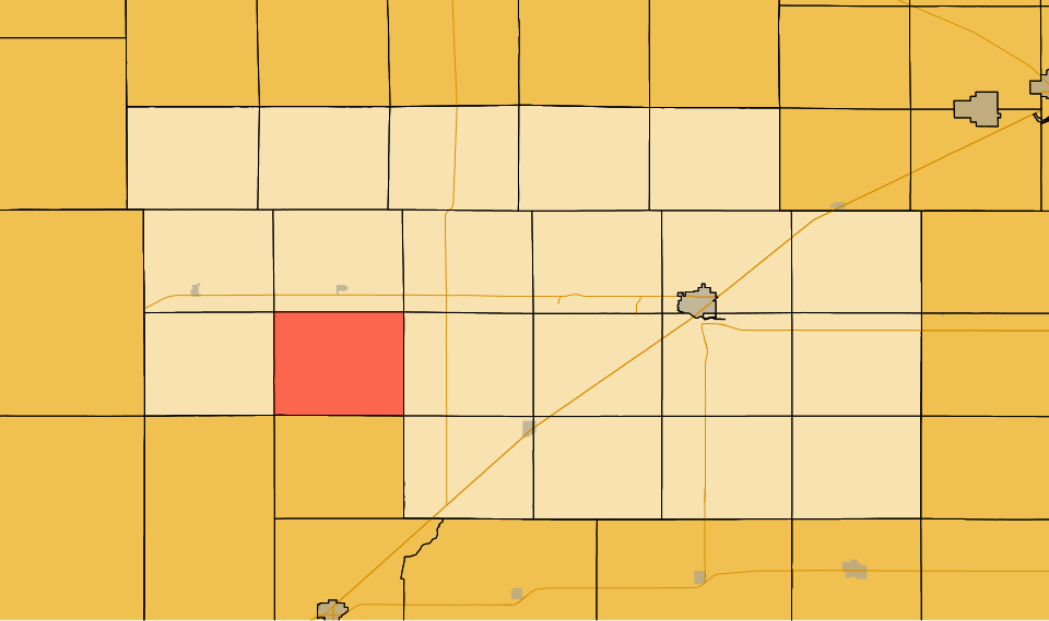 Locator map of Keysville