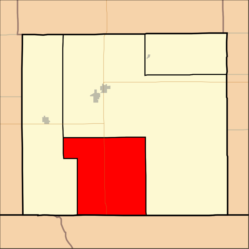 Locator map of Avilla