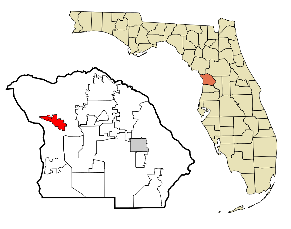 Locator map of Crystal River