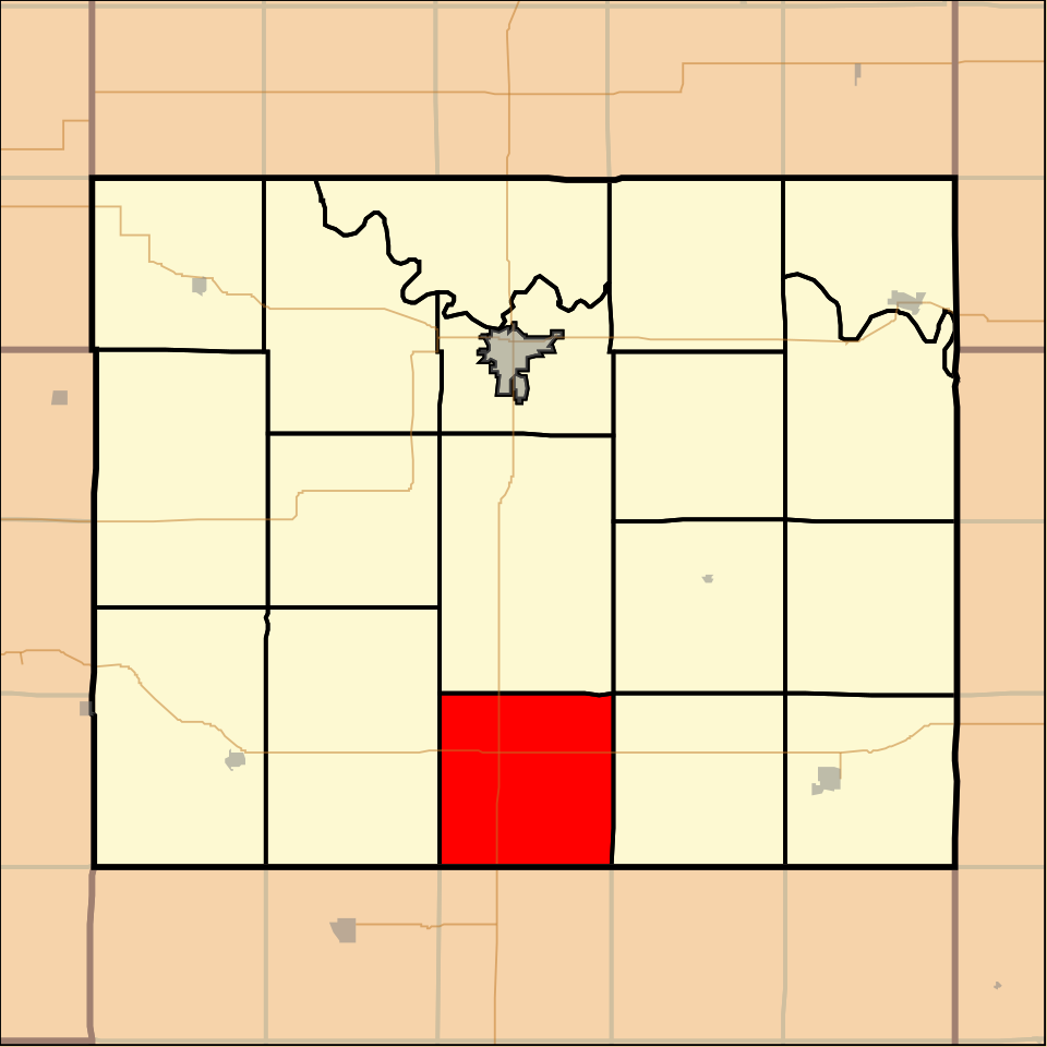 Locator map of Meredith