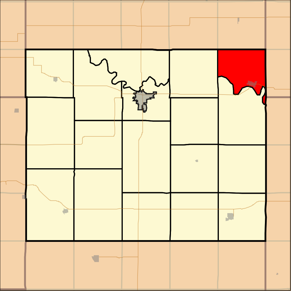 Locator map of Elk