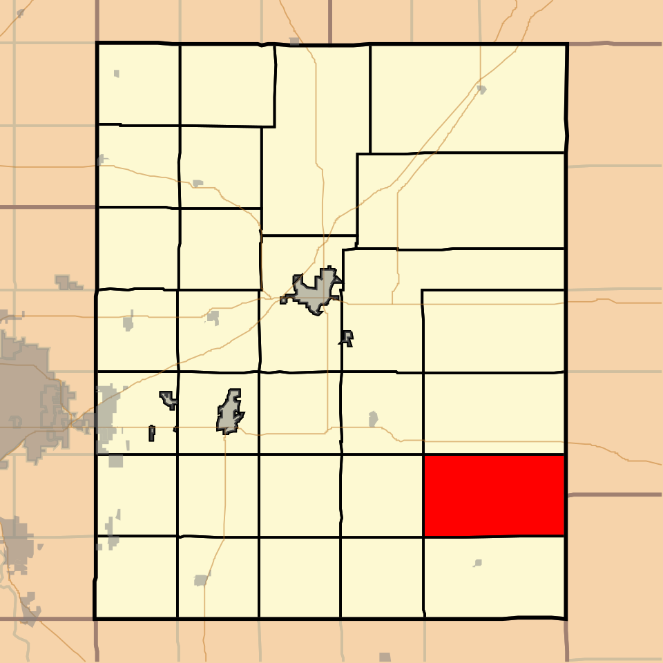 Locator map of Hickory