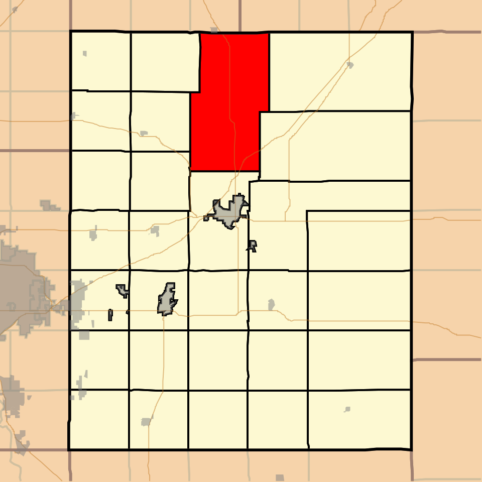 Locator map of Lincoln