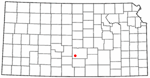 Locator map of Langdon