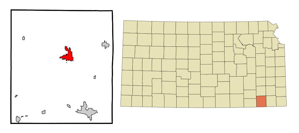 Locator map of Independence