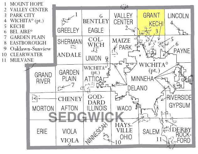 Locator map of Grant