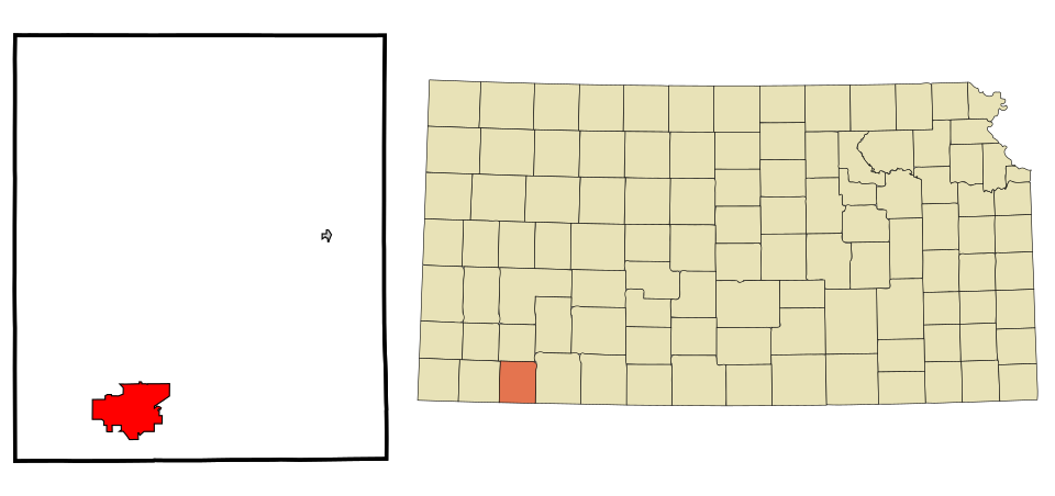 Locator map of Liberal
