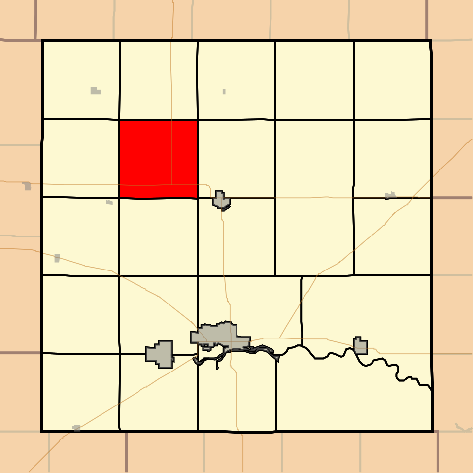 Locator map of Albion