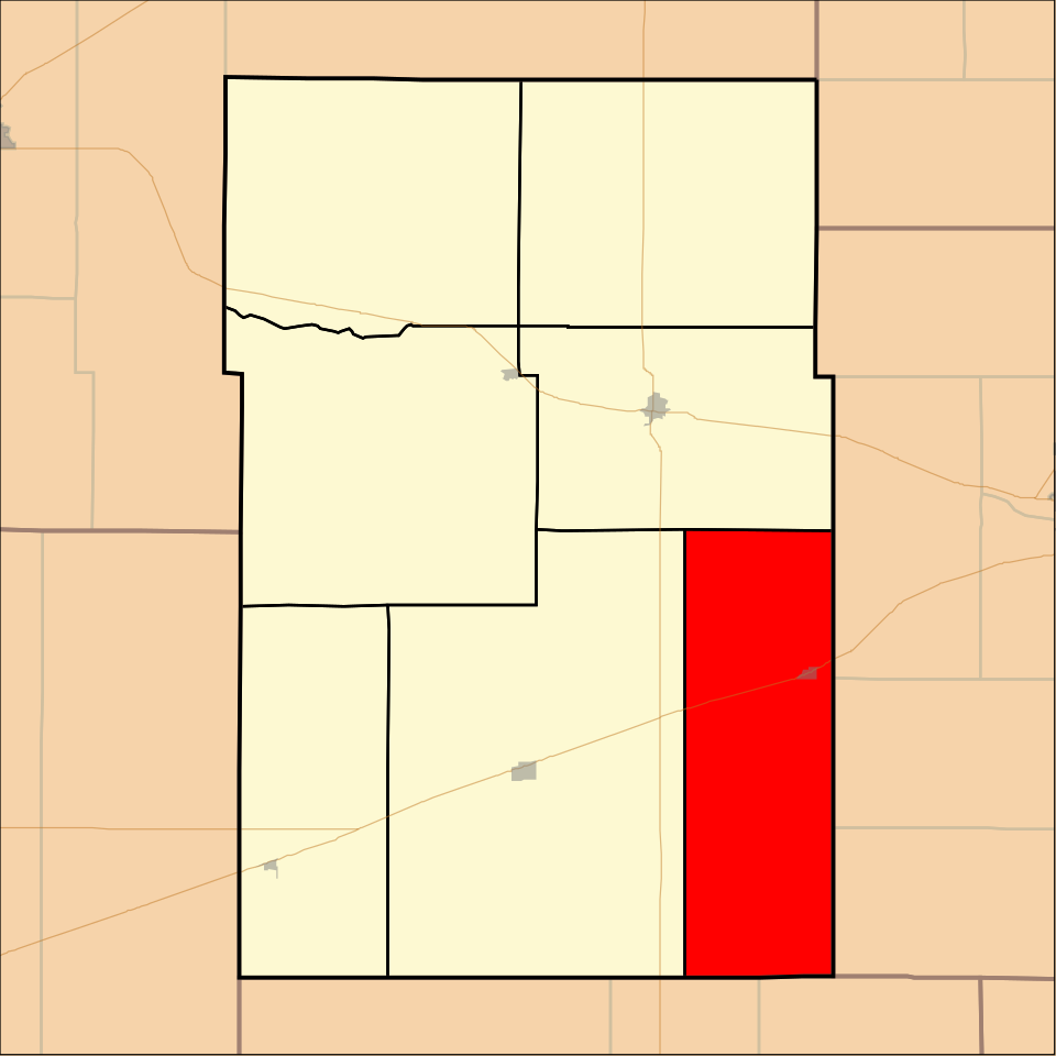 Locator map of East Hess