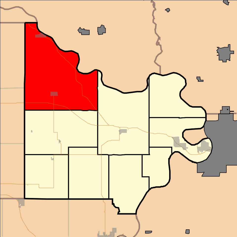 Locator map of Iowa