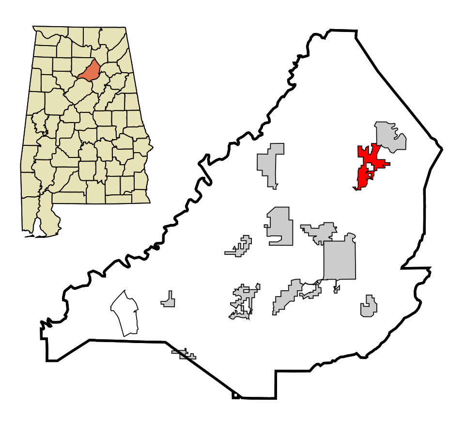 Locator map of Susan Moore