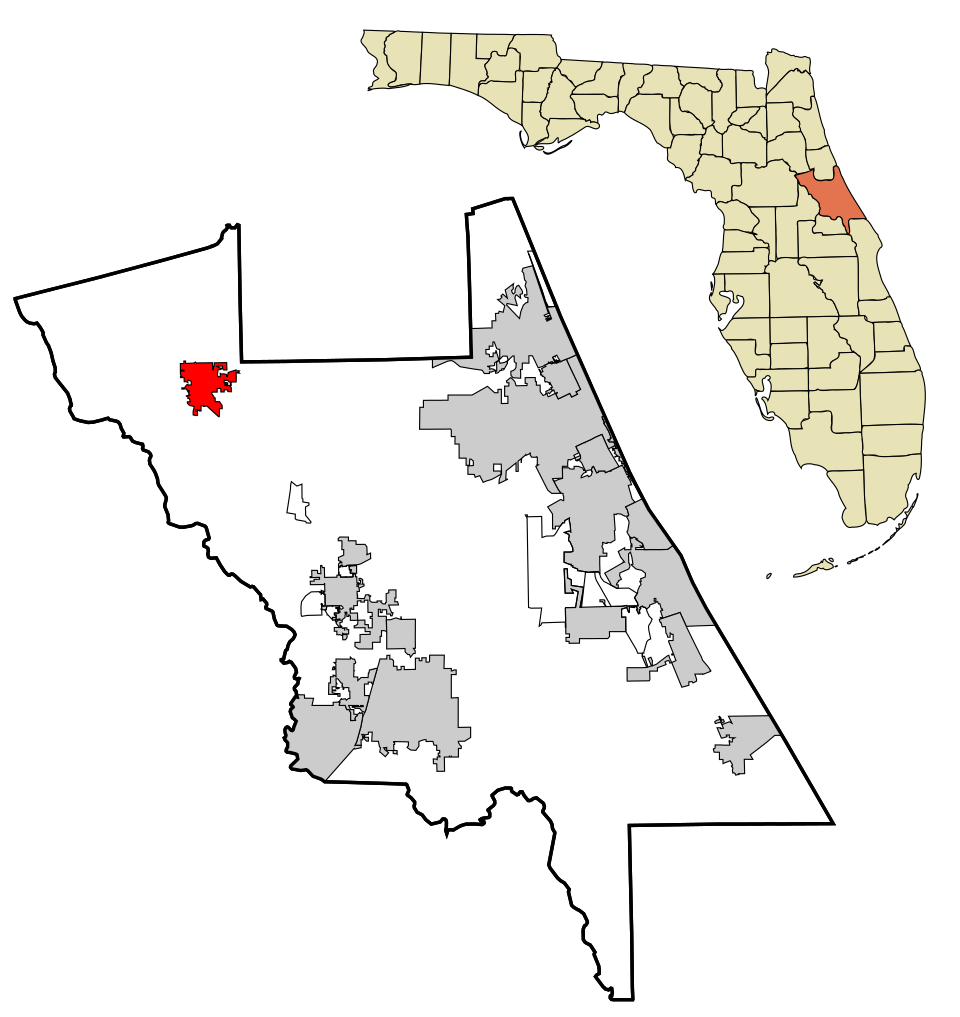 Locator map of Pierson