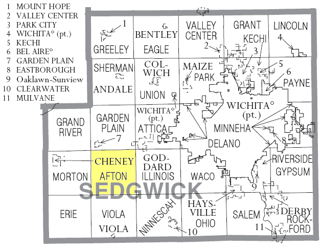 Locator map of Afton