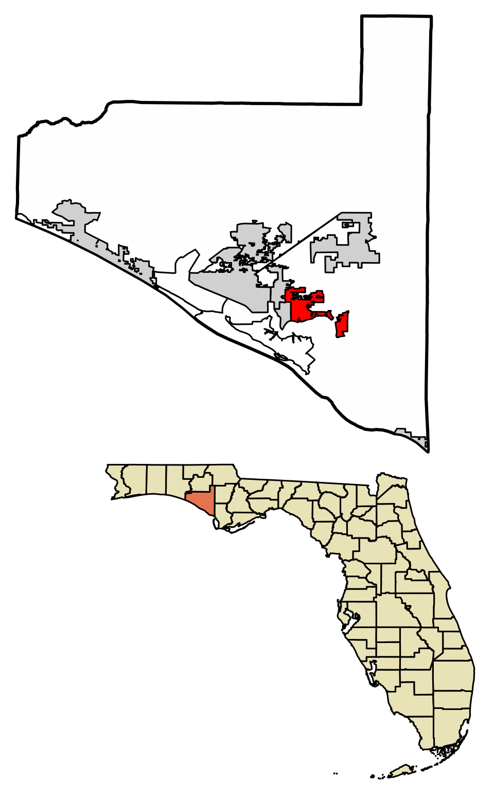 Locator map of Callaway