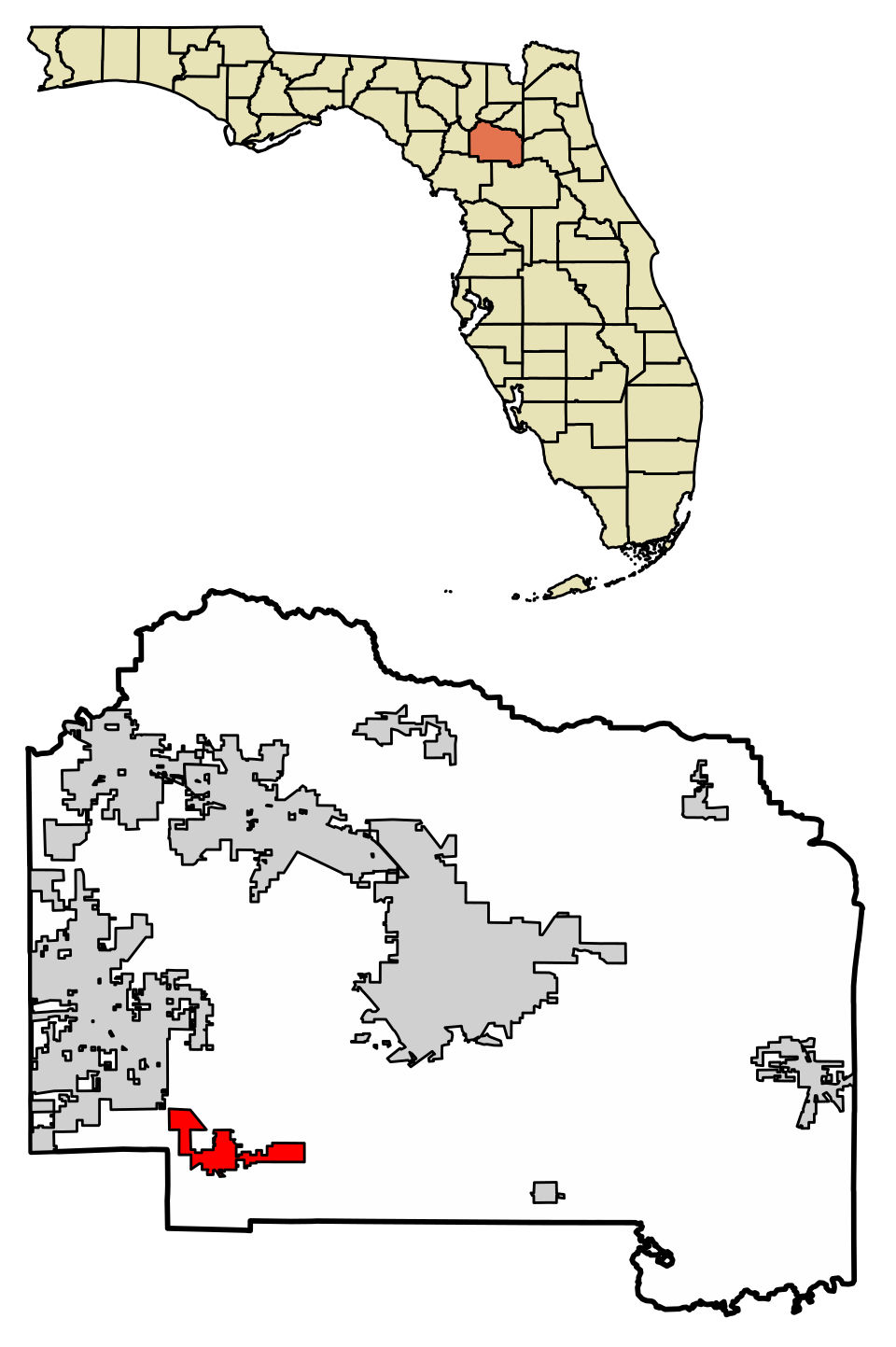 Locator map of Archer