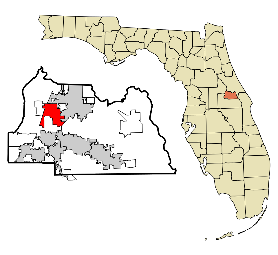 Locator map of Lake Mary