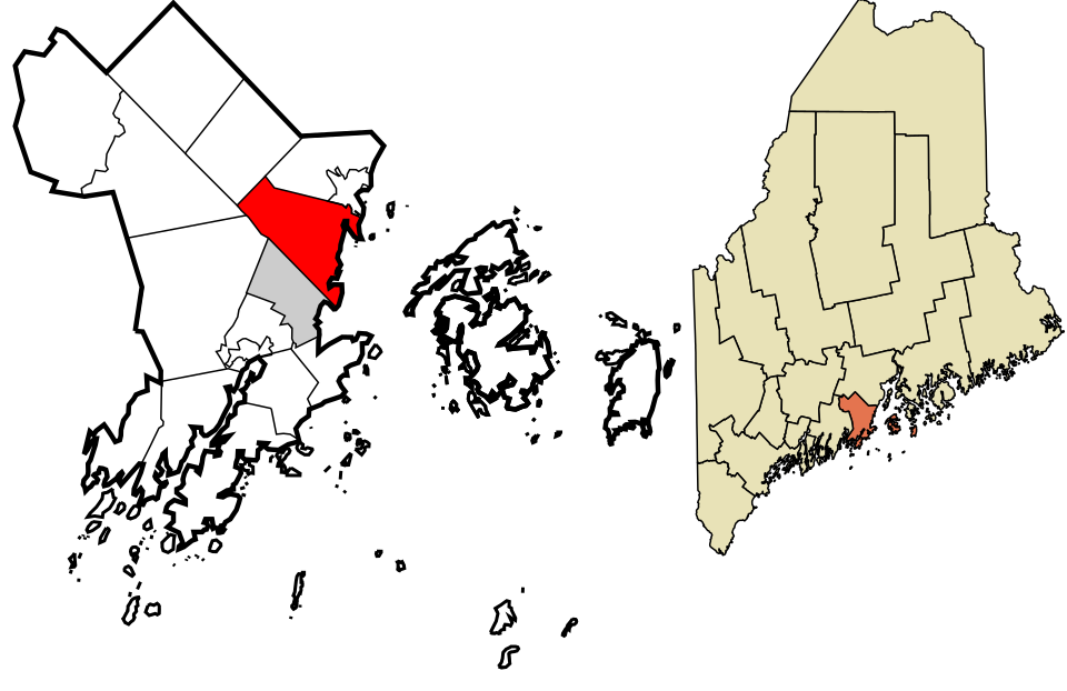 Locator map of Rockport