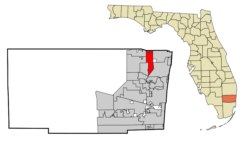 Map of Coconut Creek