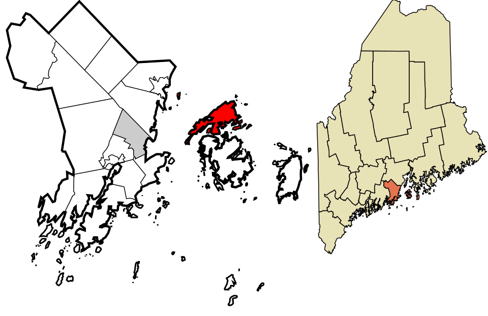 Locator map of North Haven
