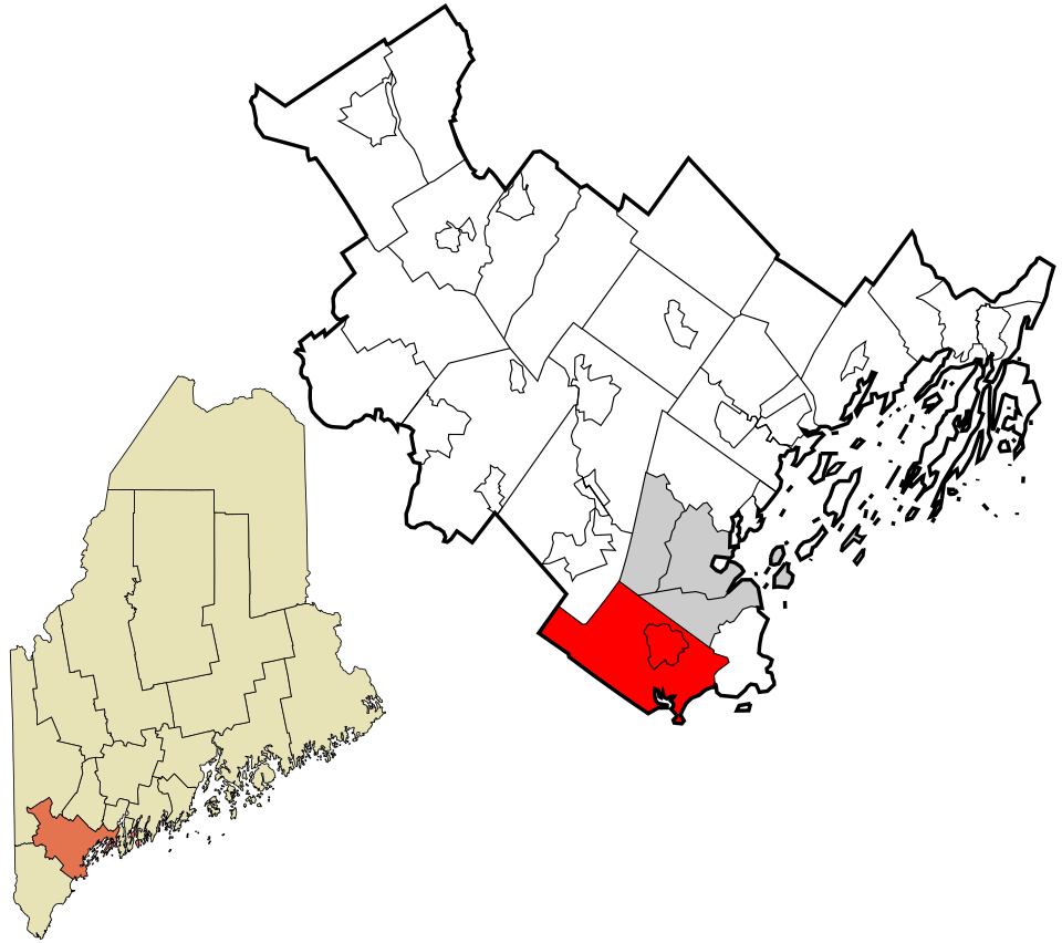 Locator map of Scarborough