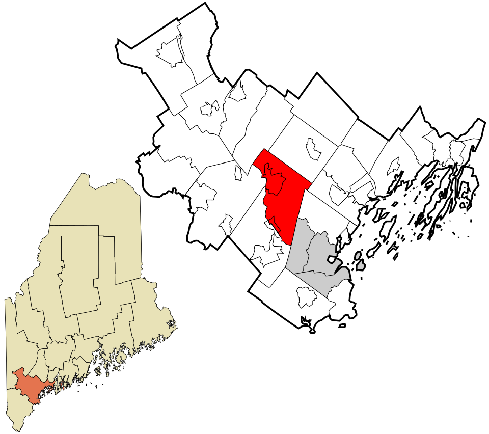 Locator map of Windham