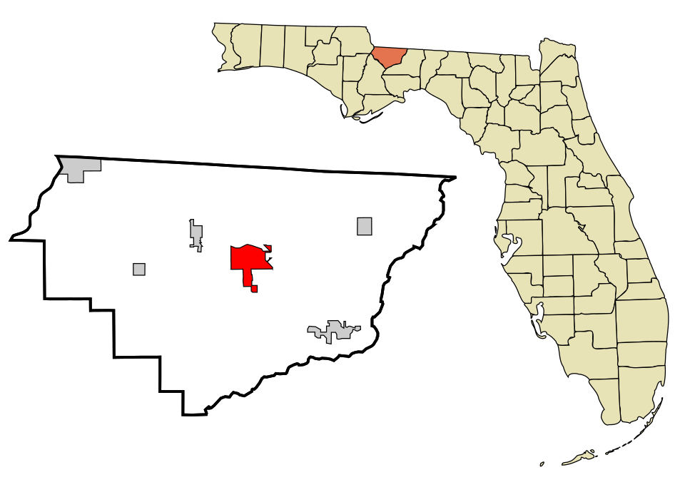 Locator map of Quincy