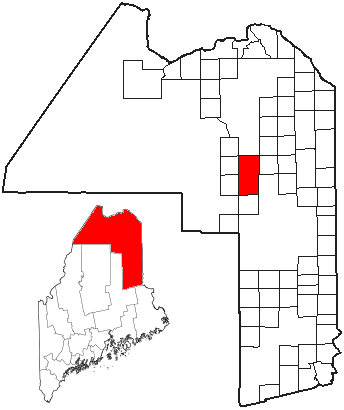 Locator map of Ashland