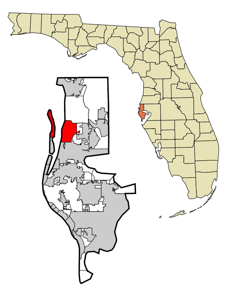 Map of Dunedin
