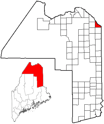 Locator map of Hamlin