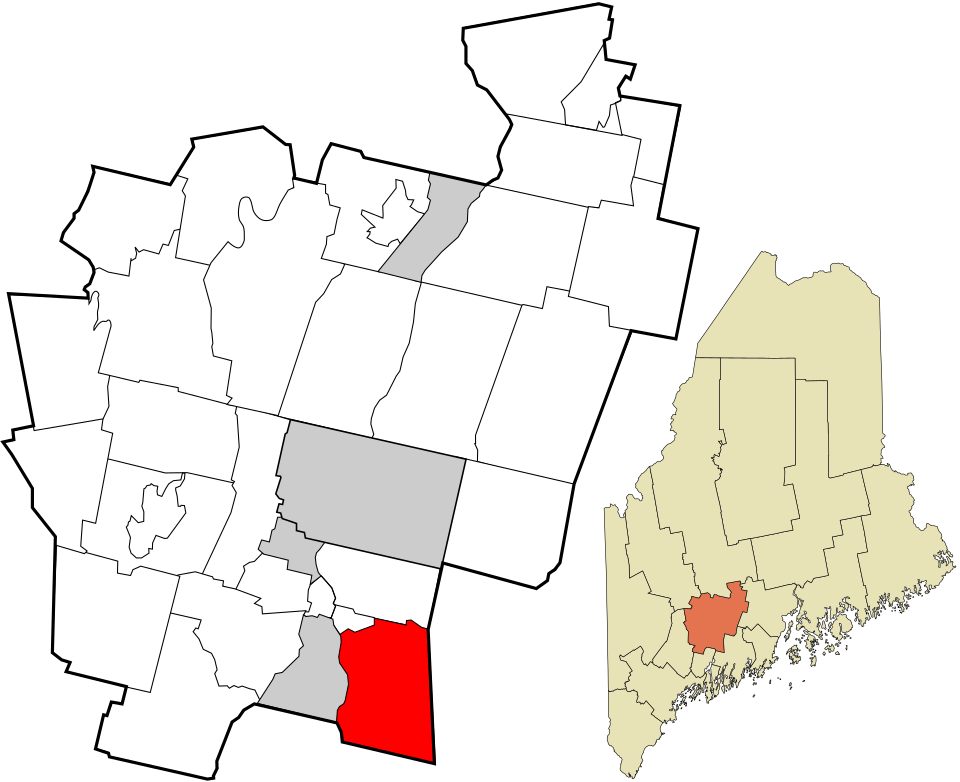 Locator map of Pittston