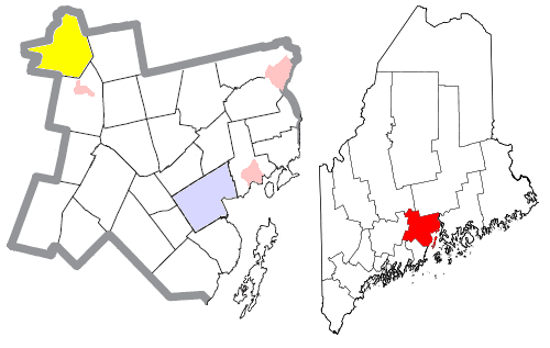 Locator map of Burnham