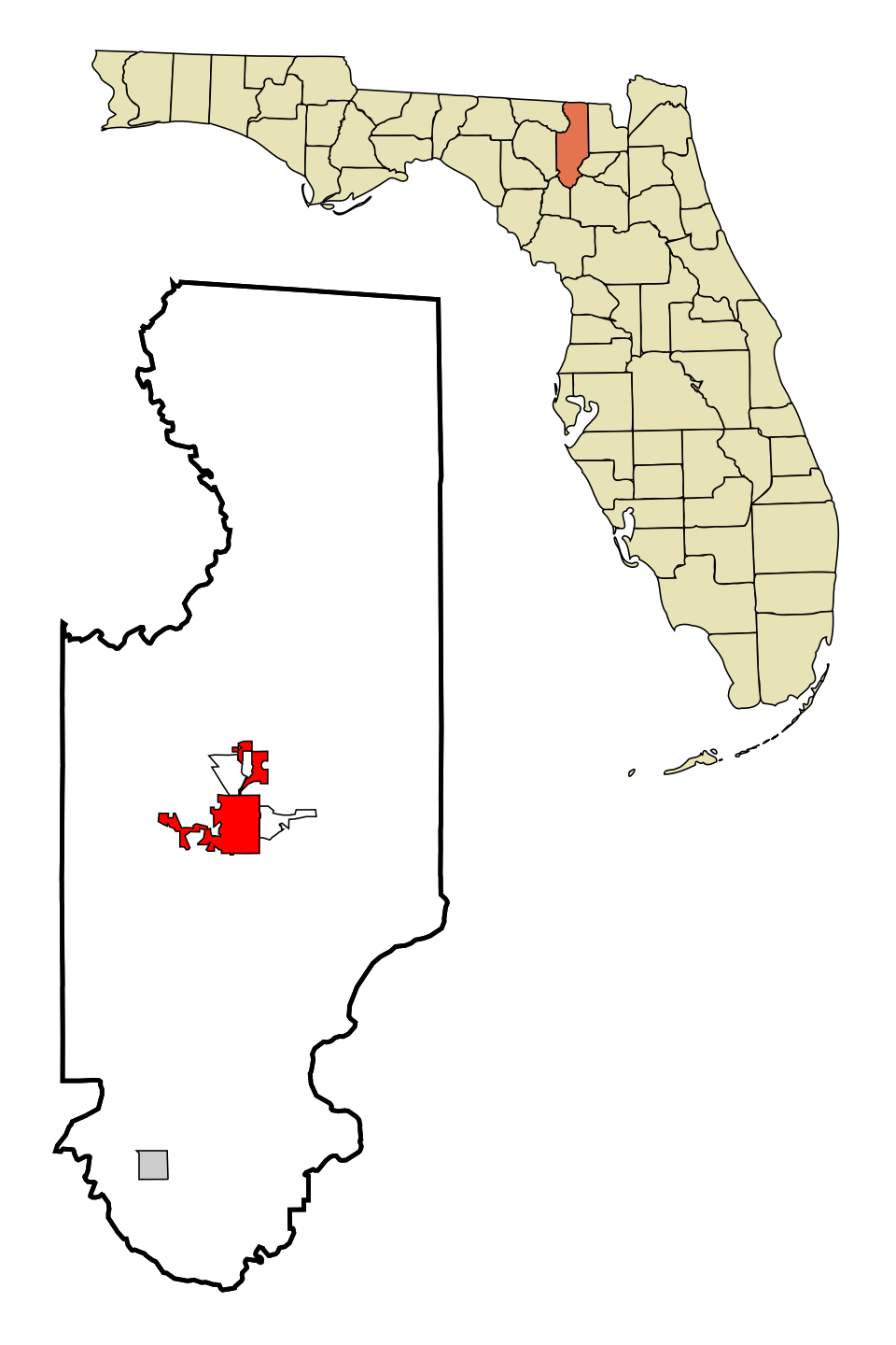 Locator map of Lake