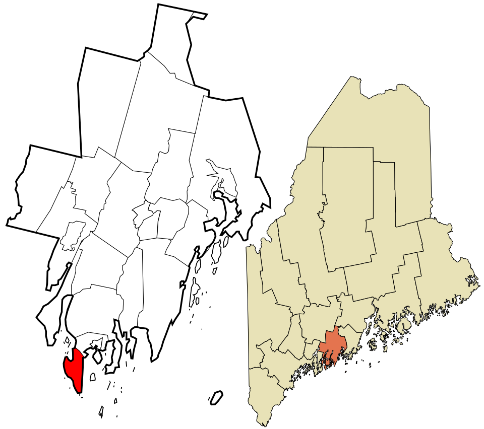Locator map of Southport