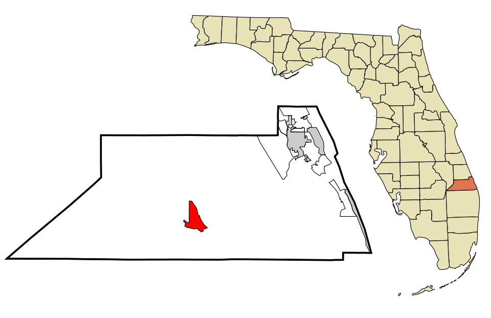 Locator map of Indiantown