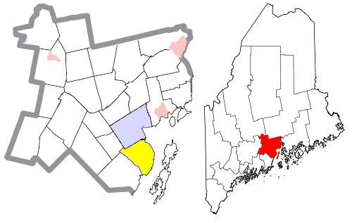 Locator map of Northport