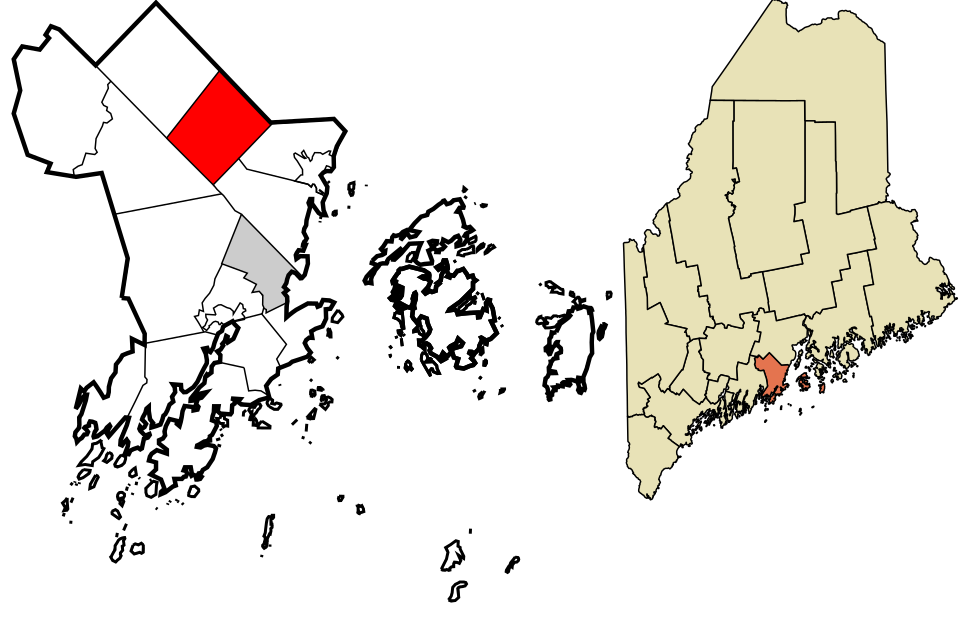 Locator map of Hope