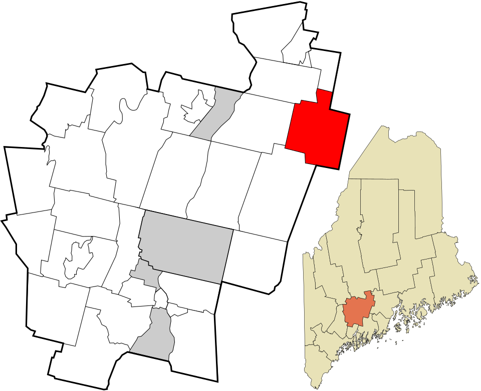 Locator map of Albion