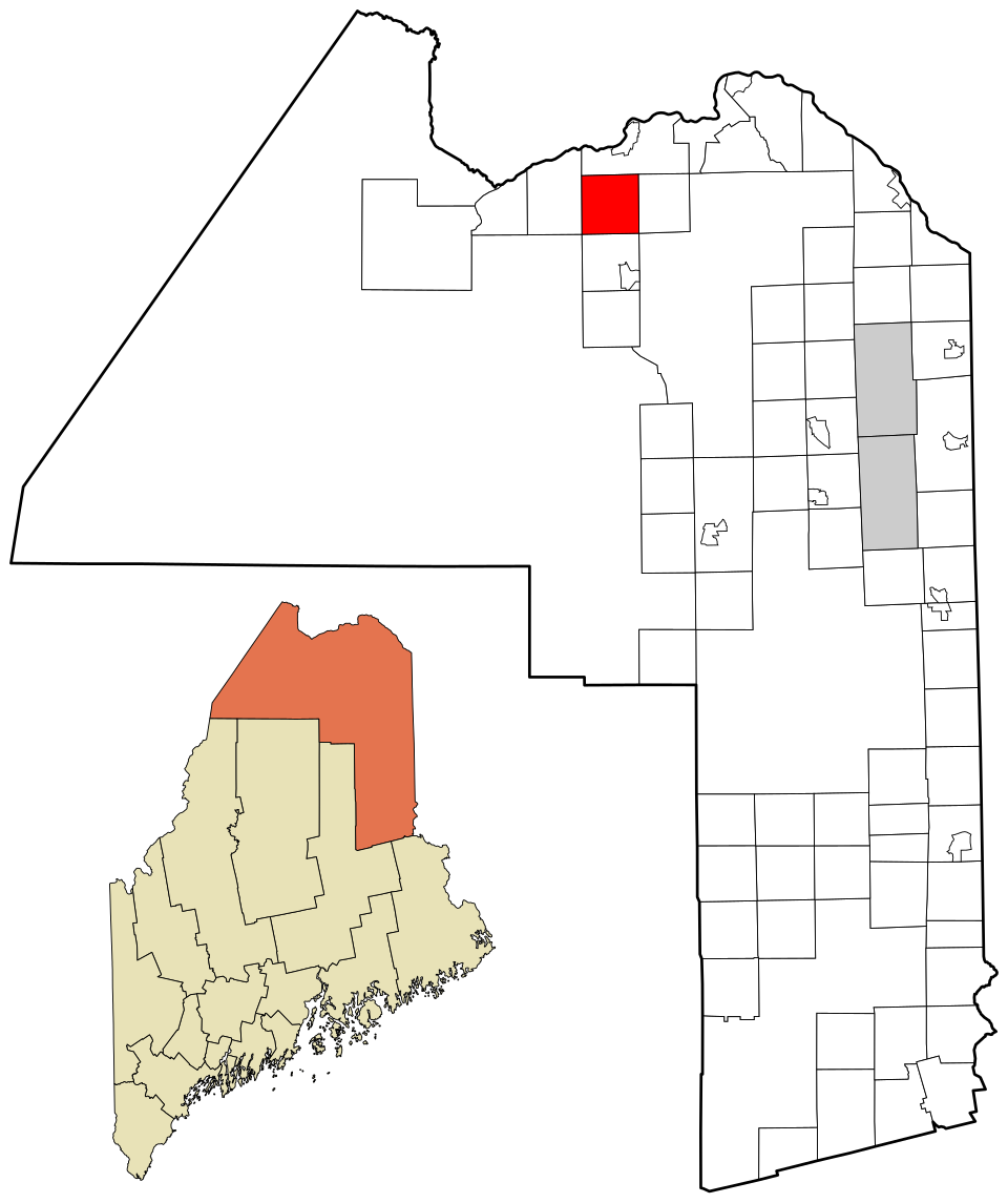 Locator map of Wallagrass