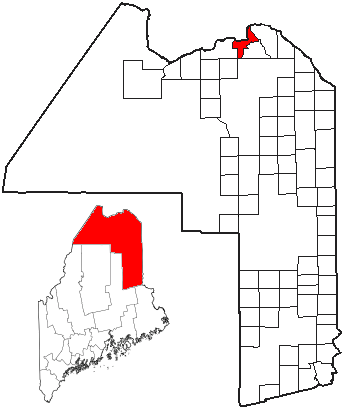 Map of Frenchville