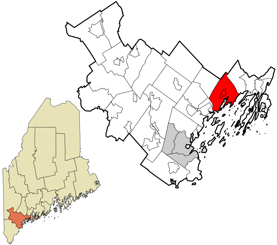 Locator map of Freeport