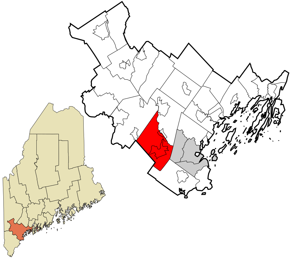 Locator map of Gorham