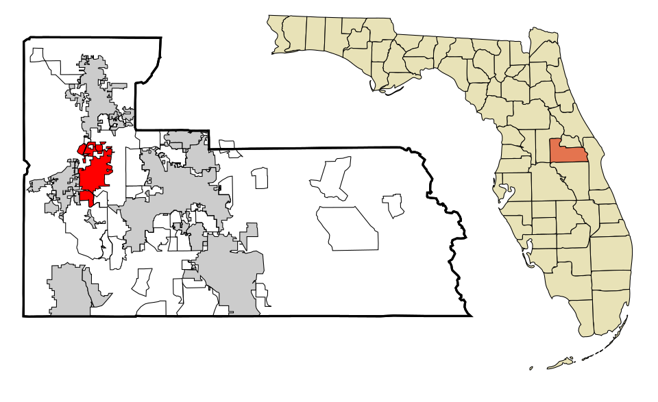Locator map of Ocoee